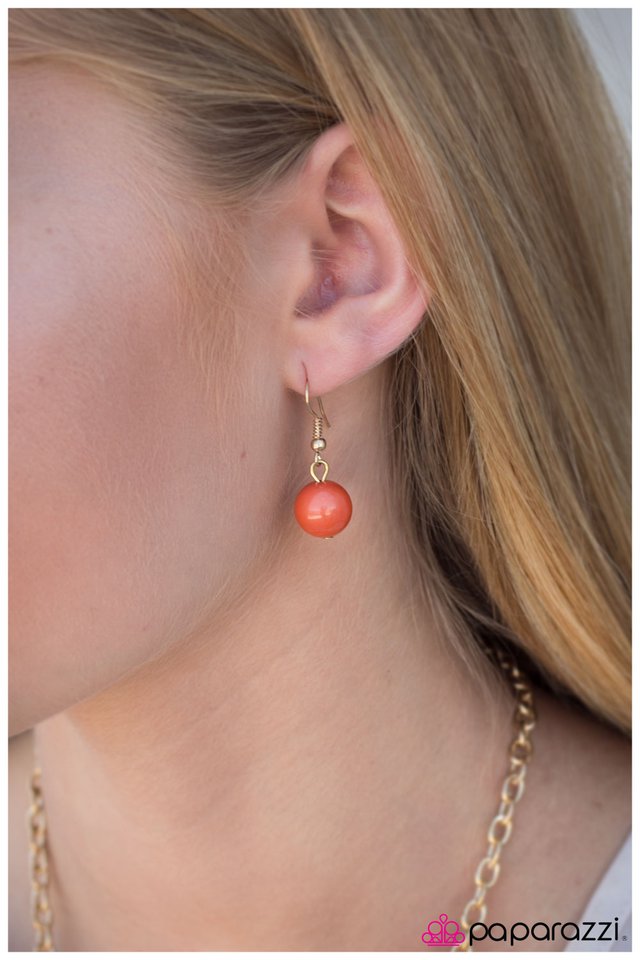 Paparazzi ♥ How Sweet It Is - Orange ♥ Necklace