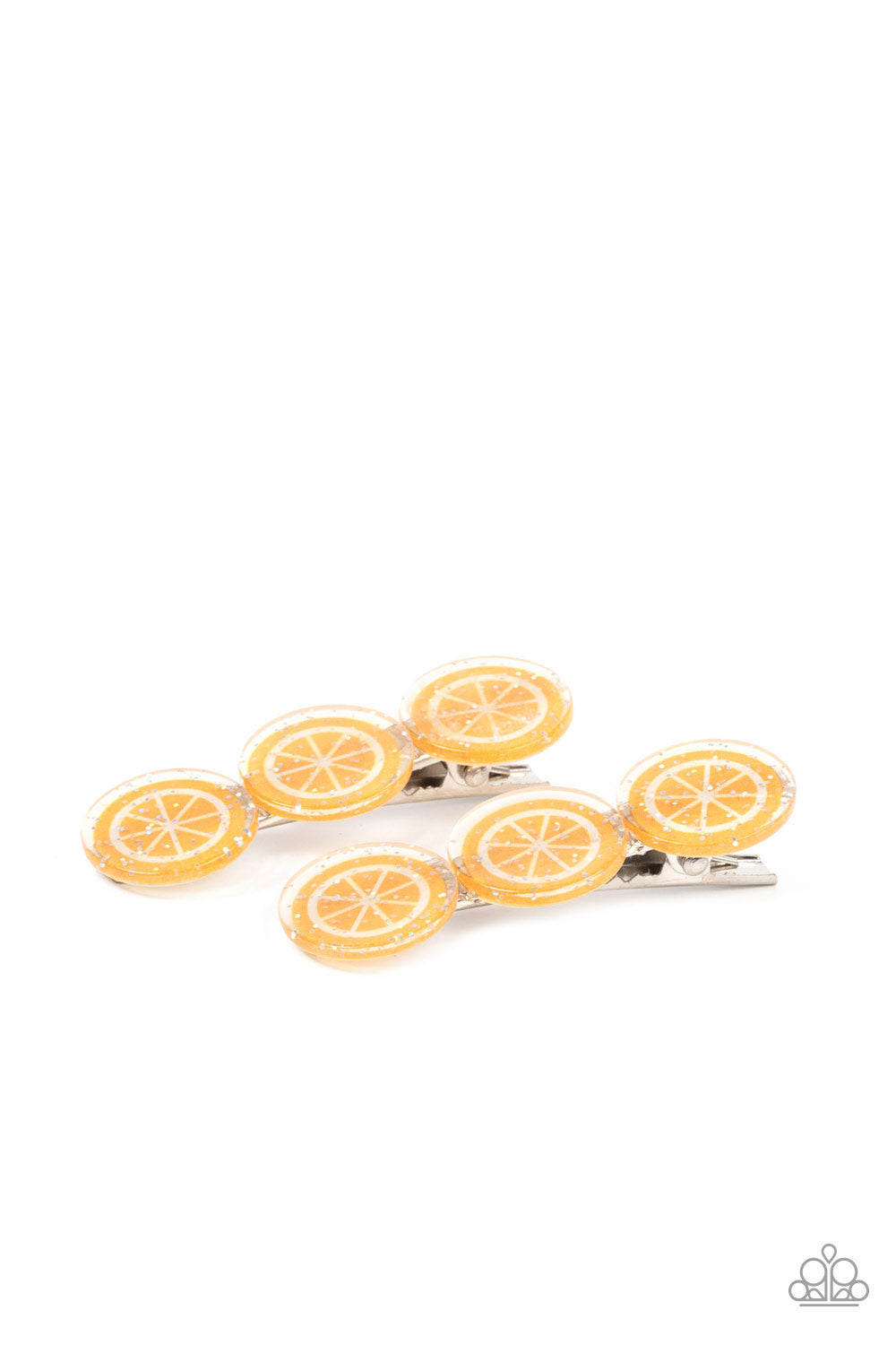 Paparazzi ♥ Charismatically Citrus - Orange ♥  Hair Clip