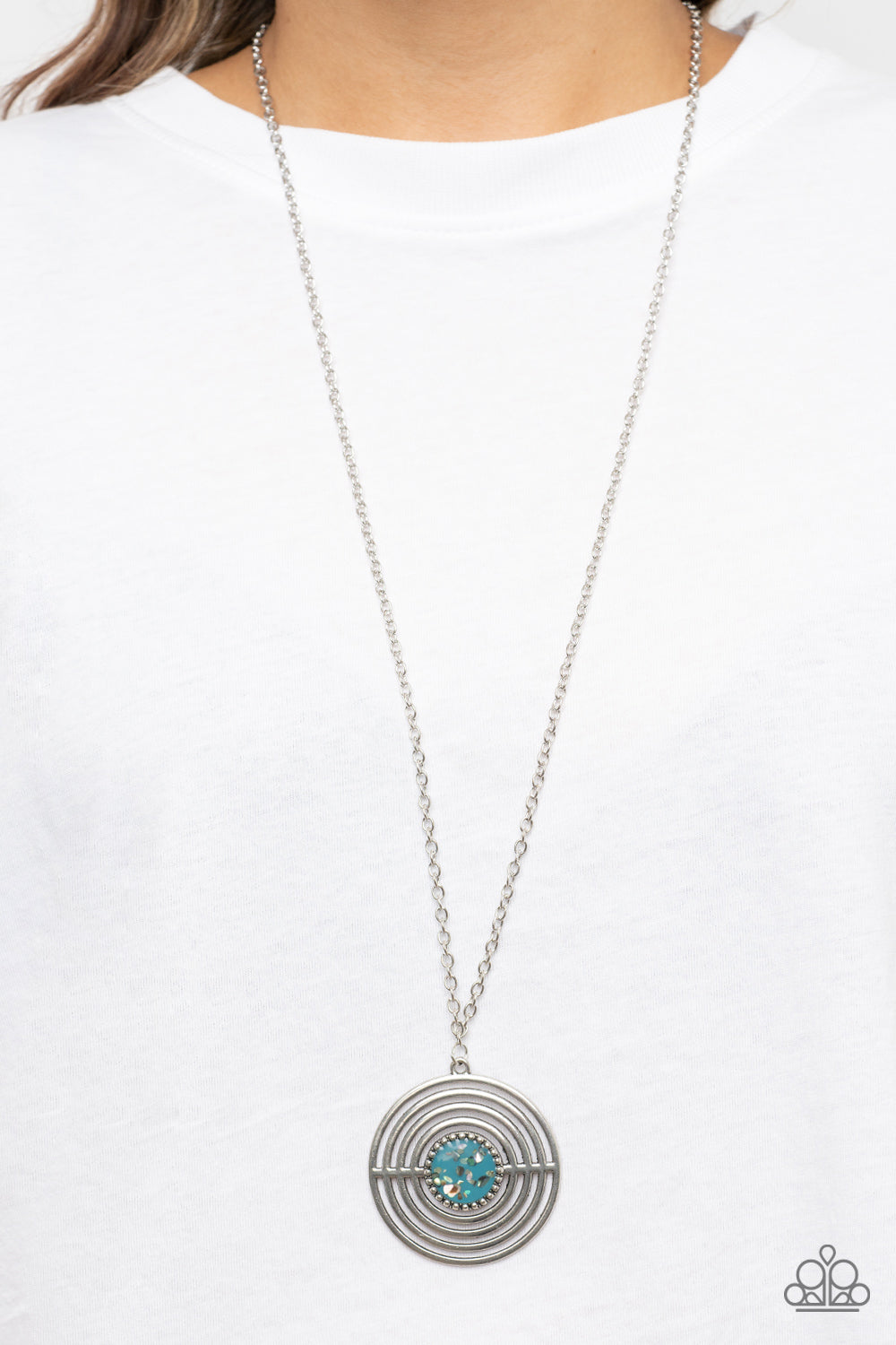 Paparazzi ♥ Targeted Tranquility - Blue ♥  Necklace