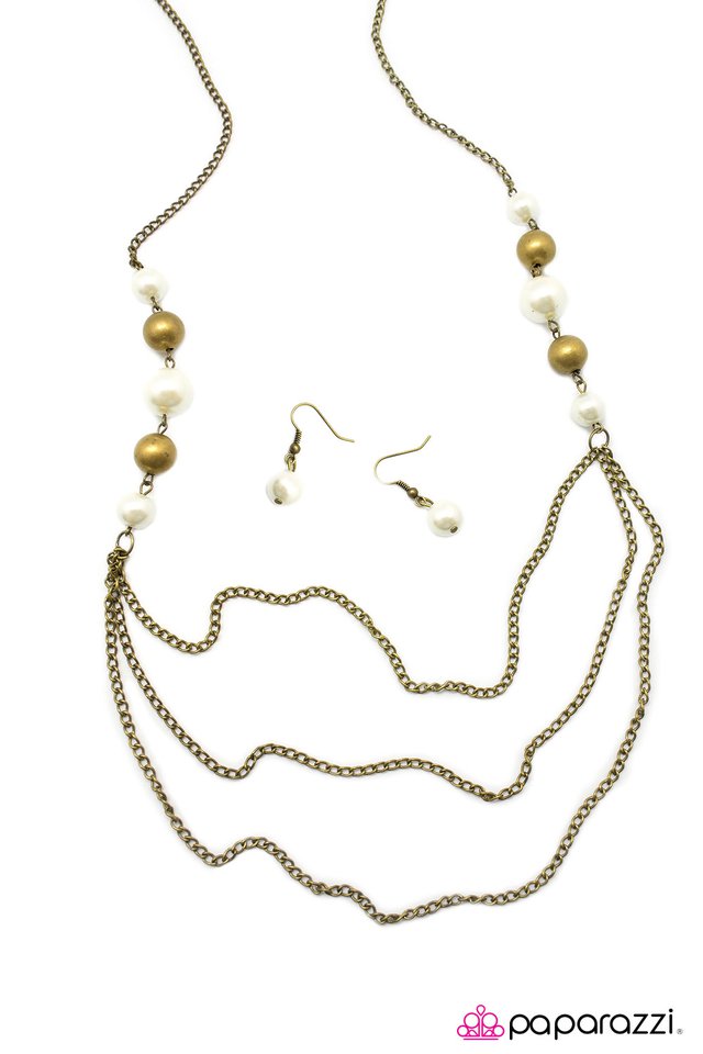 Paparazzi ♥ The Outer Limits - Brass ♥ Necklace