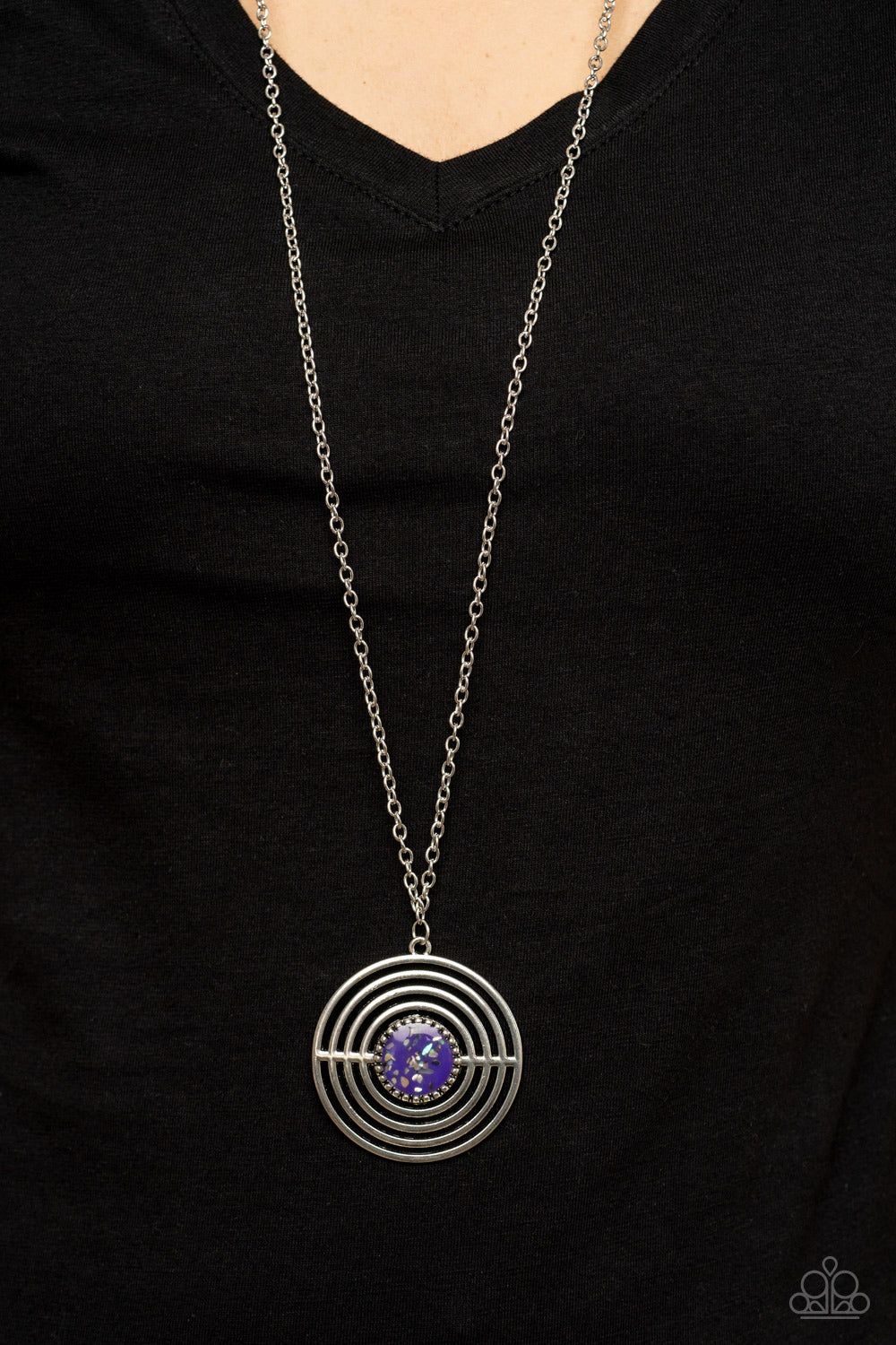 Paparazzi ♥ Targeted Tranquility - Purple ♥  Necklace
