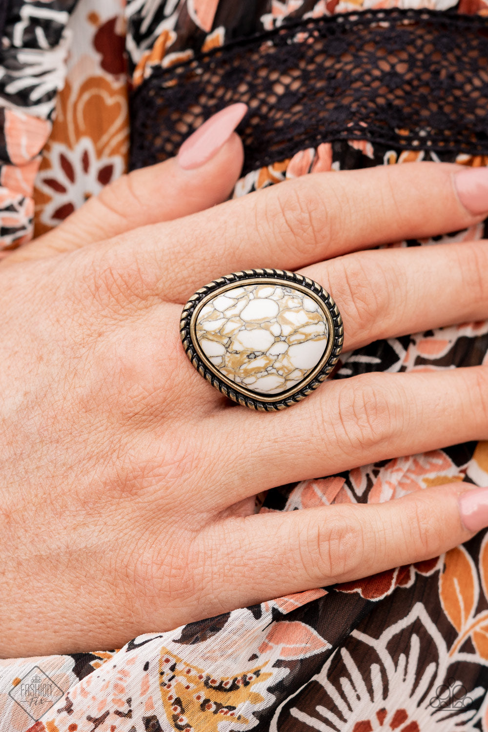 Paparazzi ♥ Take the High RODEO - Brass ♥  Ring