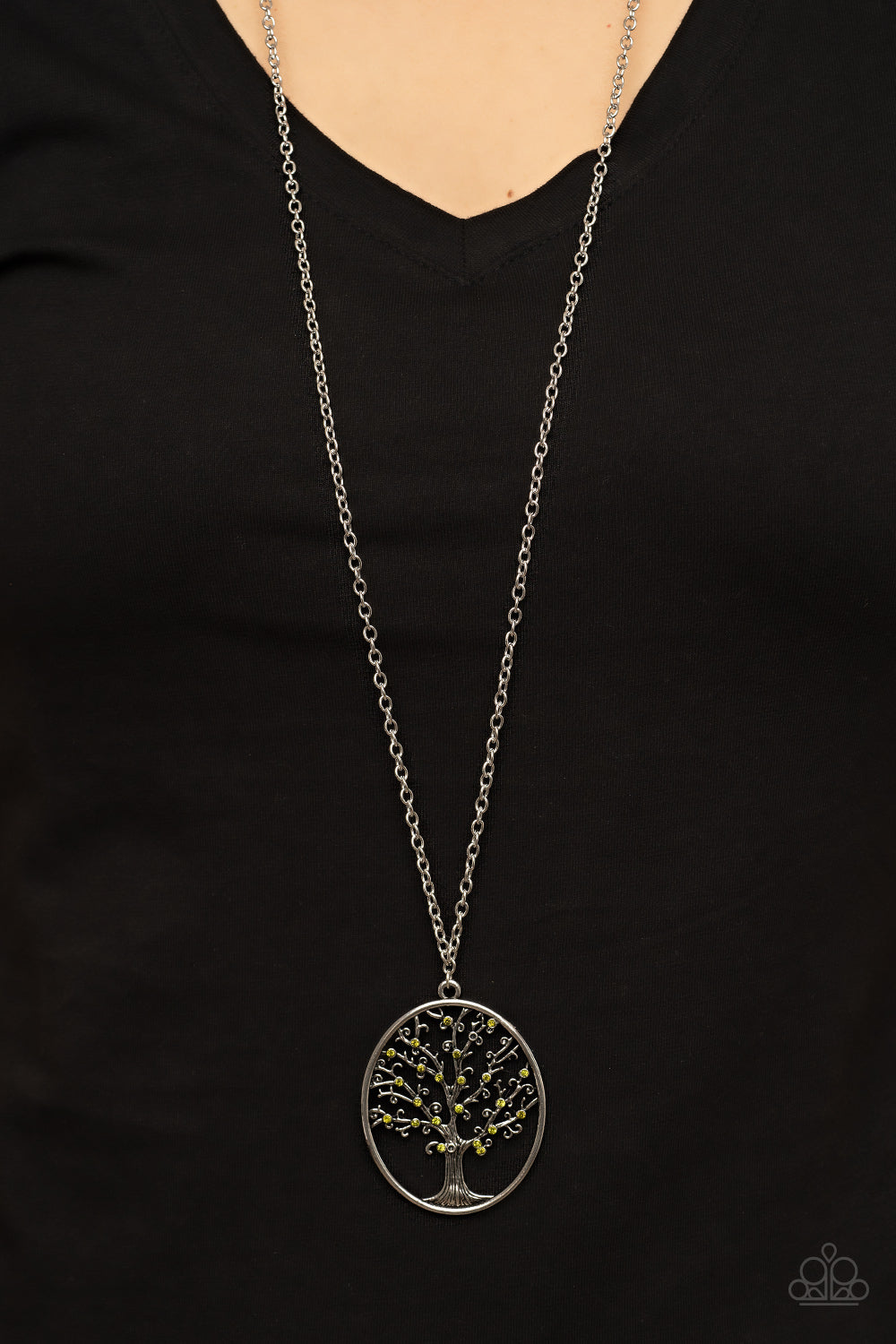 Paparazzi ♥ Autumn Abundance - Green ♥  Necklace