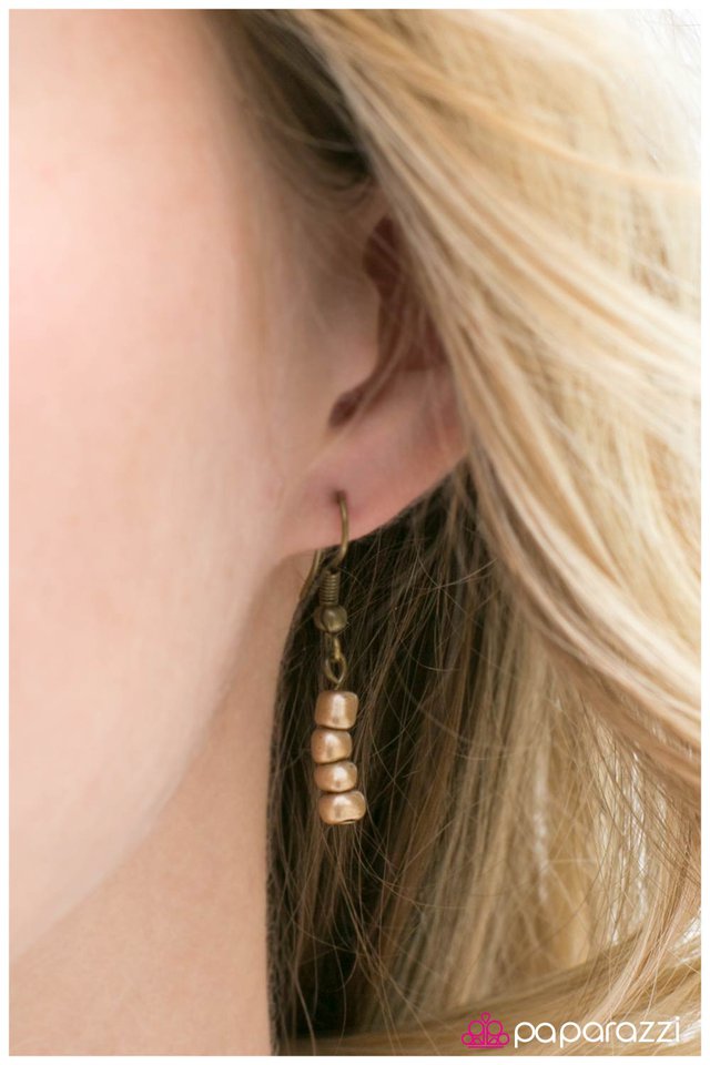 Paparazzi ♥ Take A BOUGH - Brass ♥ Necklace