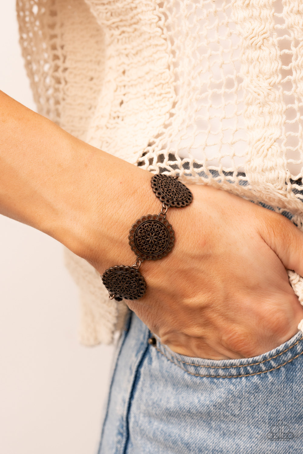 Paparazzi ♥ Garden Gate Glamour - Copper ♥  Bracelet