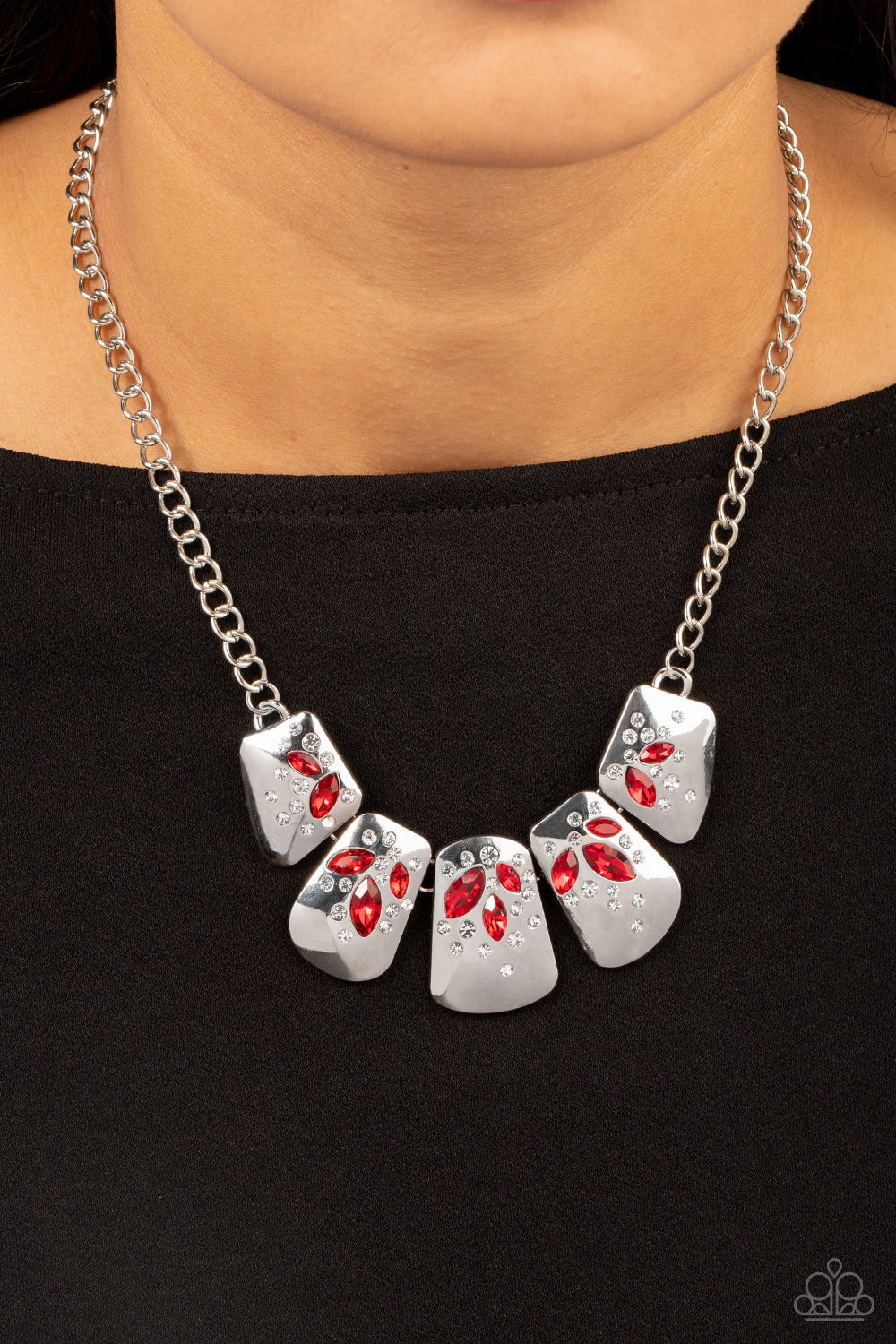 Paparazzi ♥ Jubilee Jingle - Red ♥  Necklace