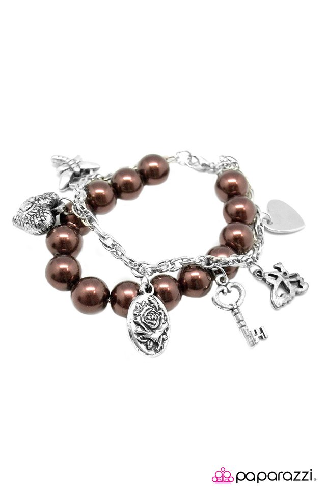 Paparazzi ♥ Oh, So Charming - Brown ♥ Bracelet