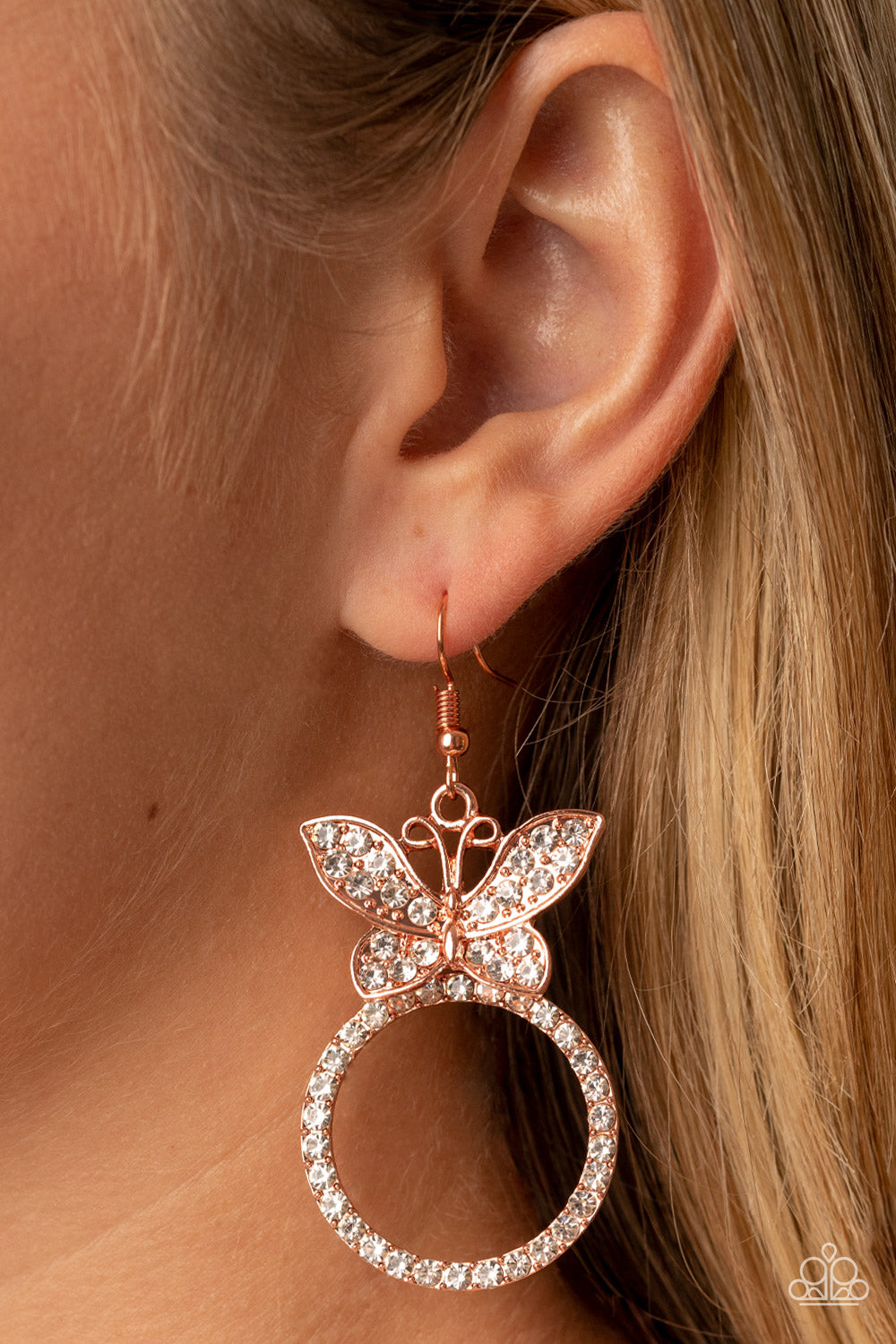 Paparazzi ♥ Paradise Found - Copper ♥  Earrings