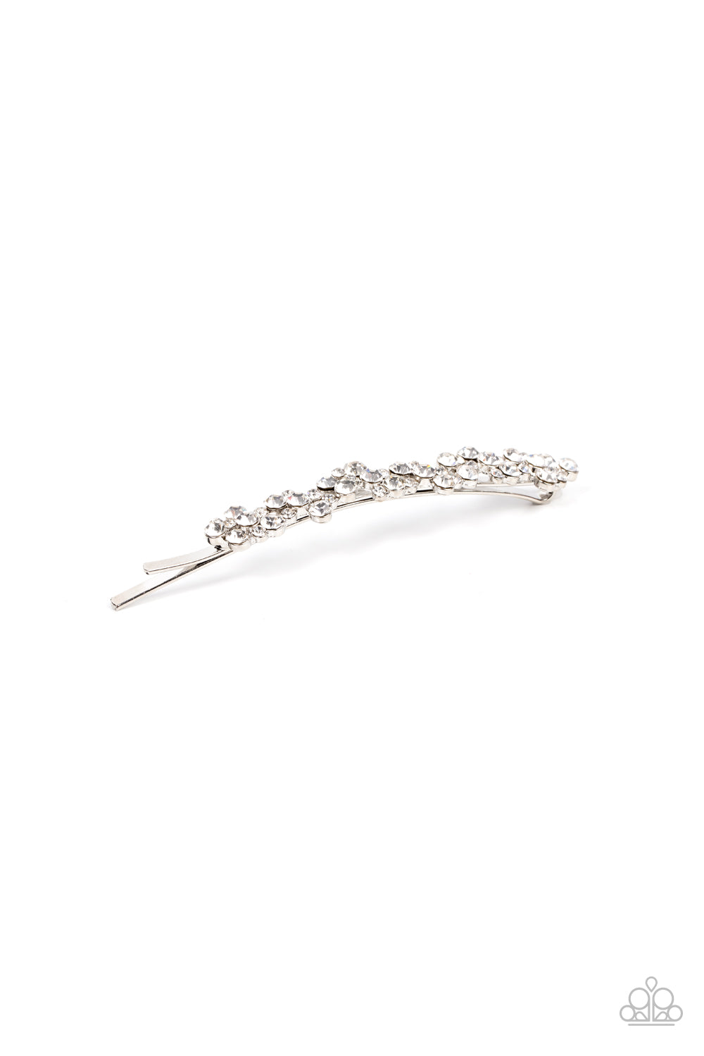 Paparazzi ♥ Starry Sprinkles - White ♥  Hair Clip