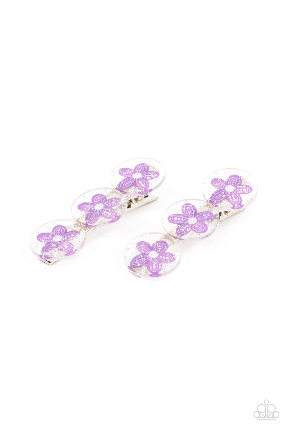 Paparazzi ♥ Pamper Me in Posies - Purple ♥  Hair Clip