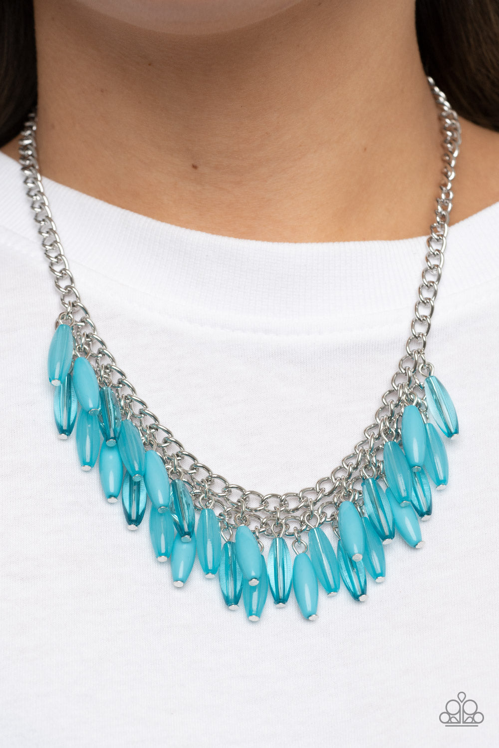 Paparazzi ♥ Beach House Hustle - Blue ♥  Necklace