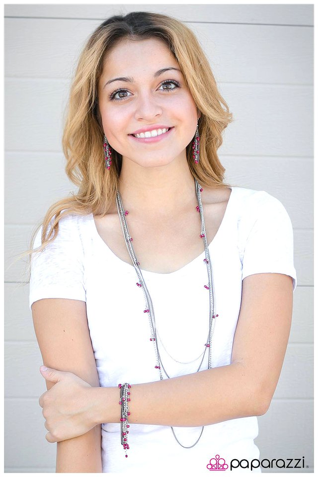 Paparazzi ♥ Out Of This World - Pink ♥ Earrings