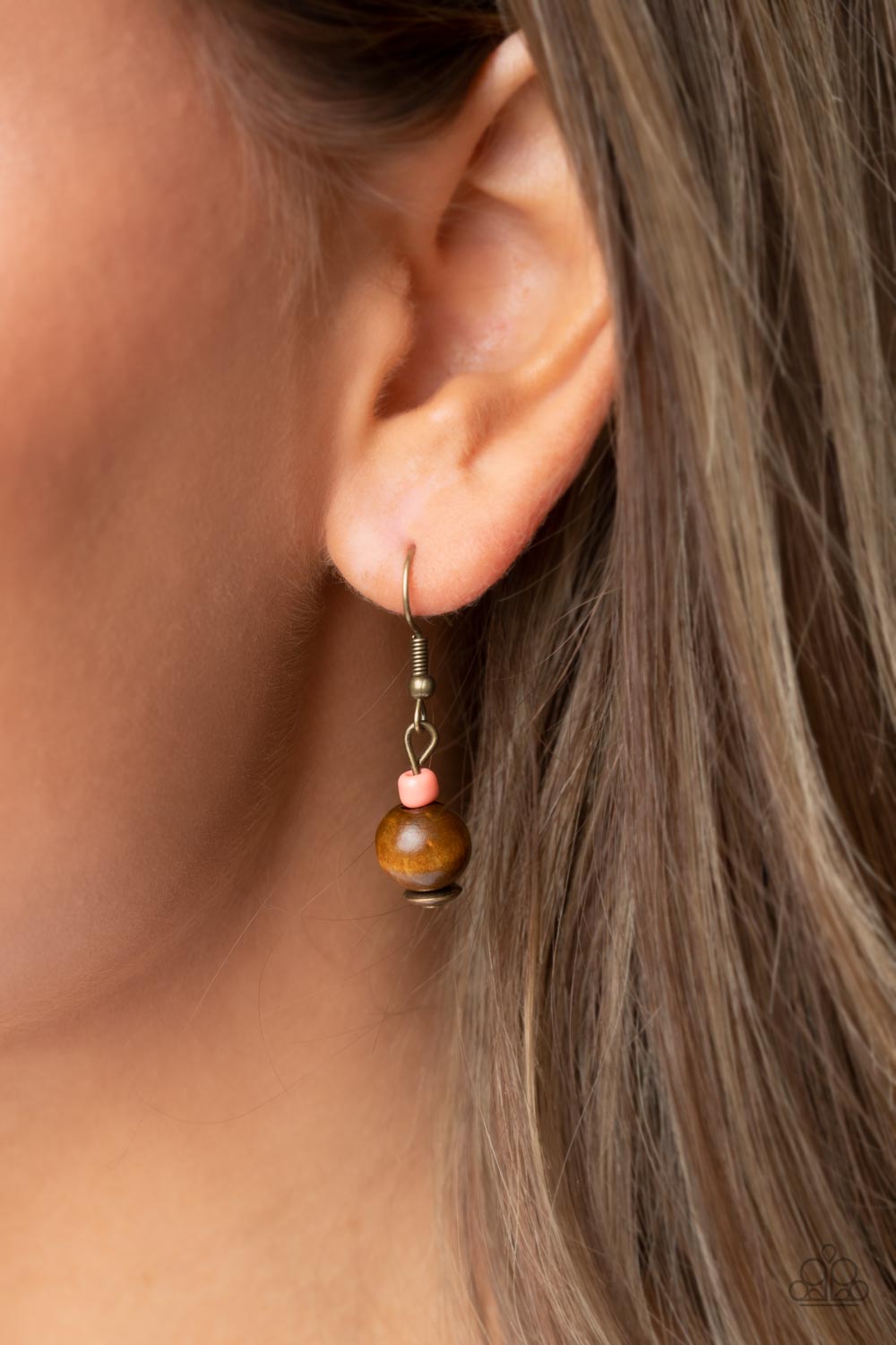 Paparazzi ♥ Knotted Keepsake - Orange ♥  Necklace