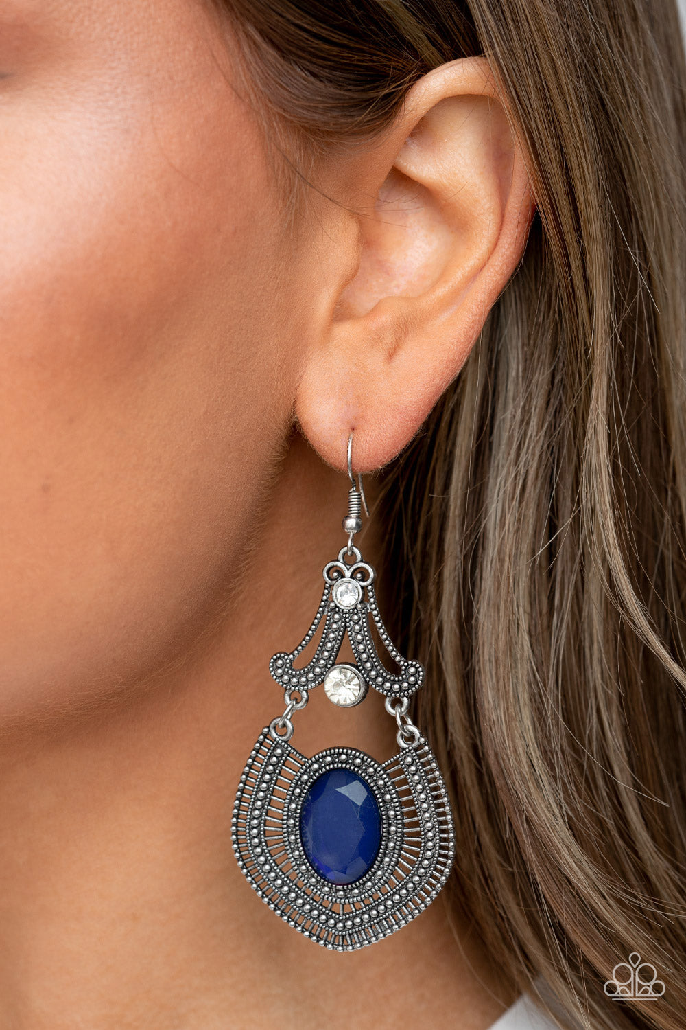 Paparazzi ♥ Panama Palace - Blue ♥  Earrings