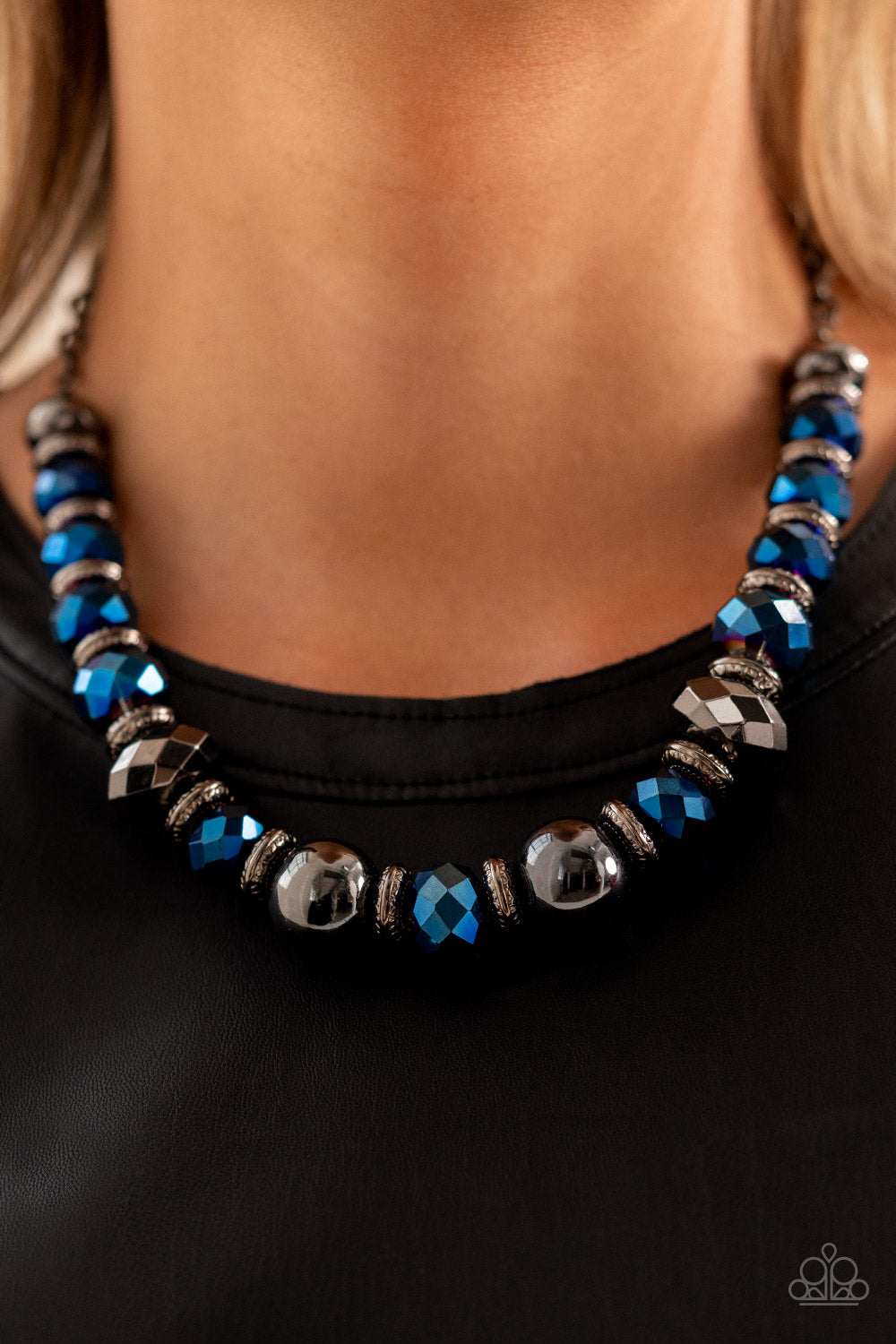 Paparazzi ♥ Interstellar Influencer - Blue ♥  Necklace