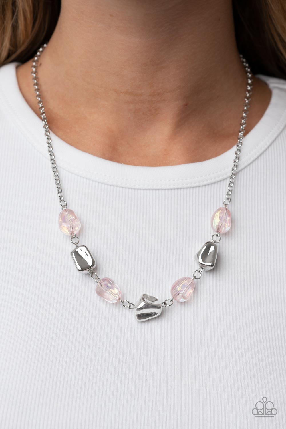 Paparazzi ♥ Inspirational Iridescence - Pink ♥  Necklace