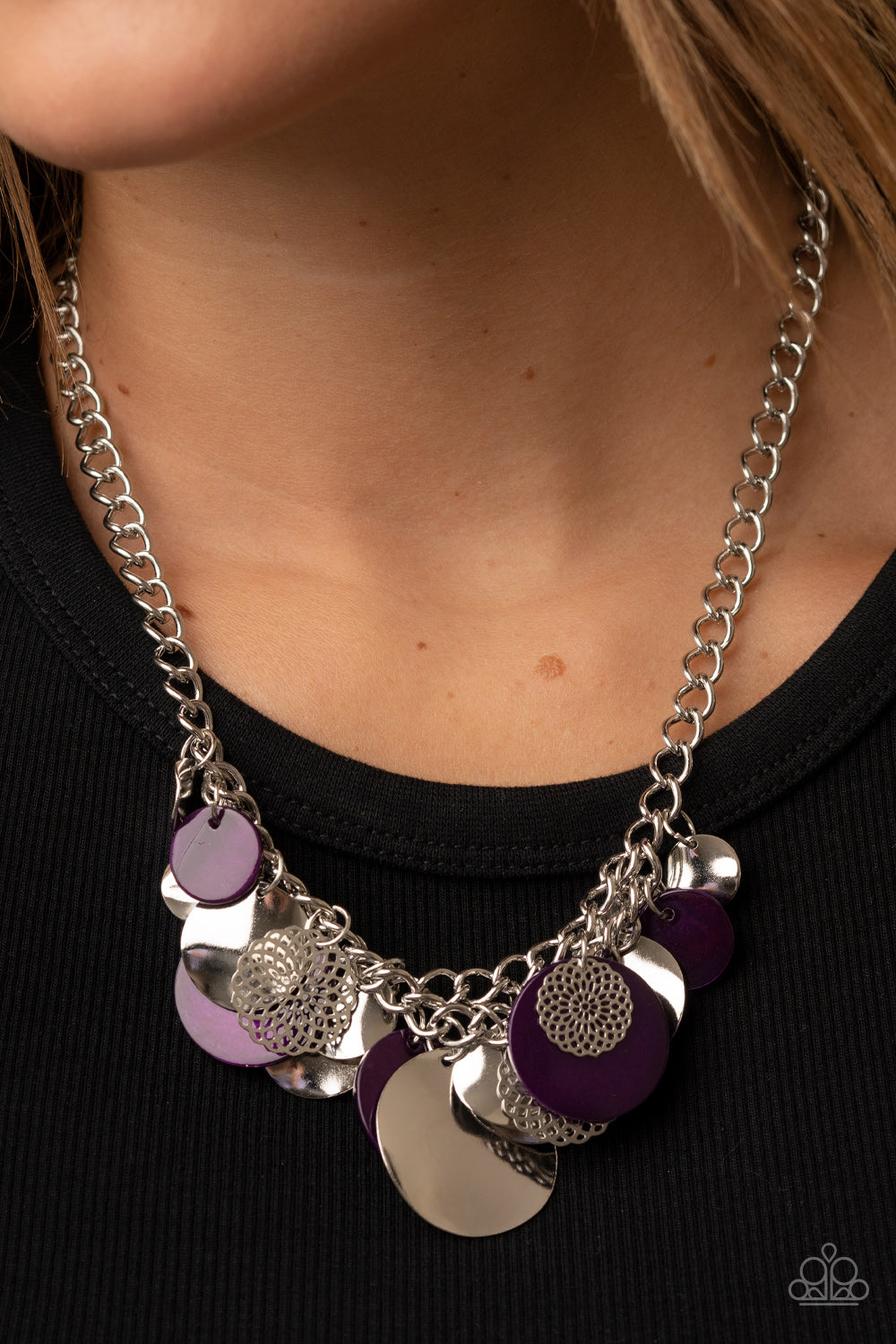 Paparazzi ♥ Oceanic Opera - Purple ♥  Necklace