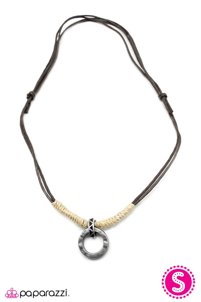 Paparazzi ♥ Top-KNOTCH - Brown ♥ Necklace