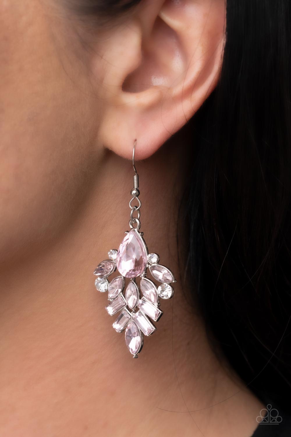 Paparazzi ♥ Stellar-escent Elegance - Pink ♥  Earrings