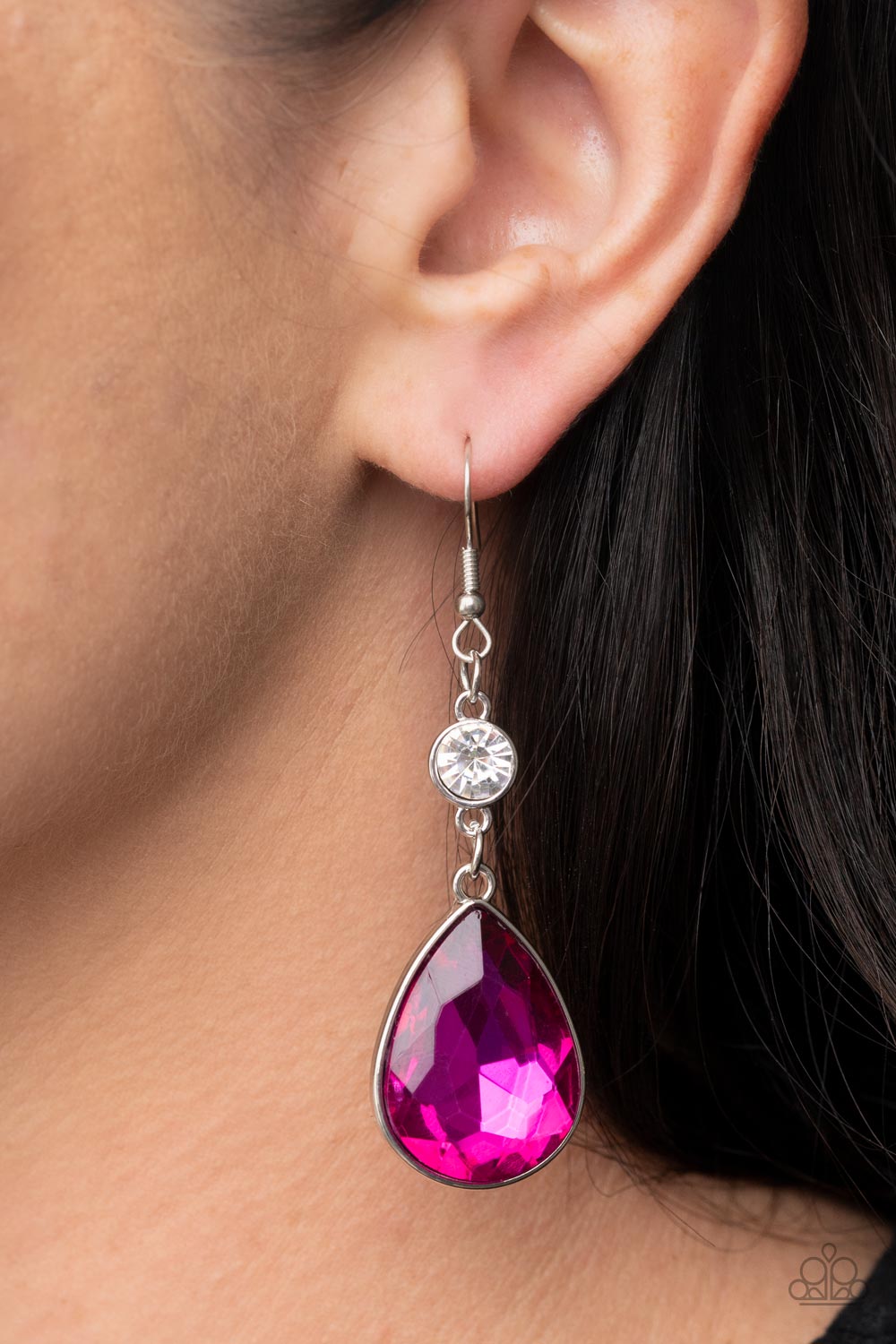 Paparazzi ♥ Smile for the Camera - Pink ♥  Earrings
