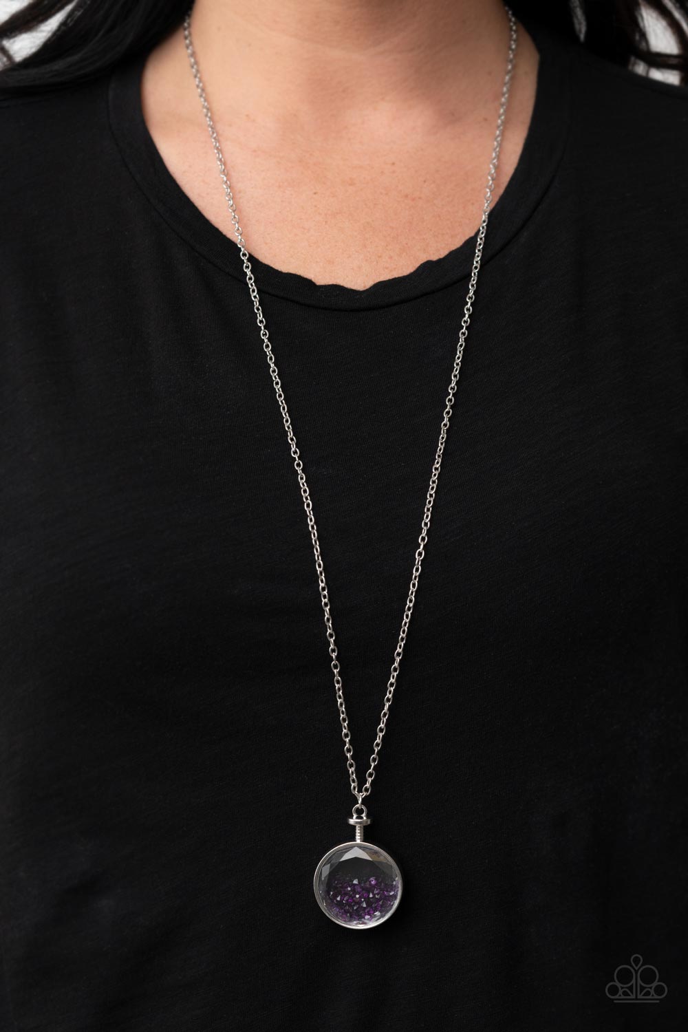 Paparazzi ♥ Twinkly Treasury - Purple ♥  Necklace