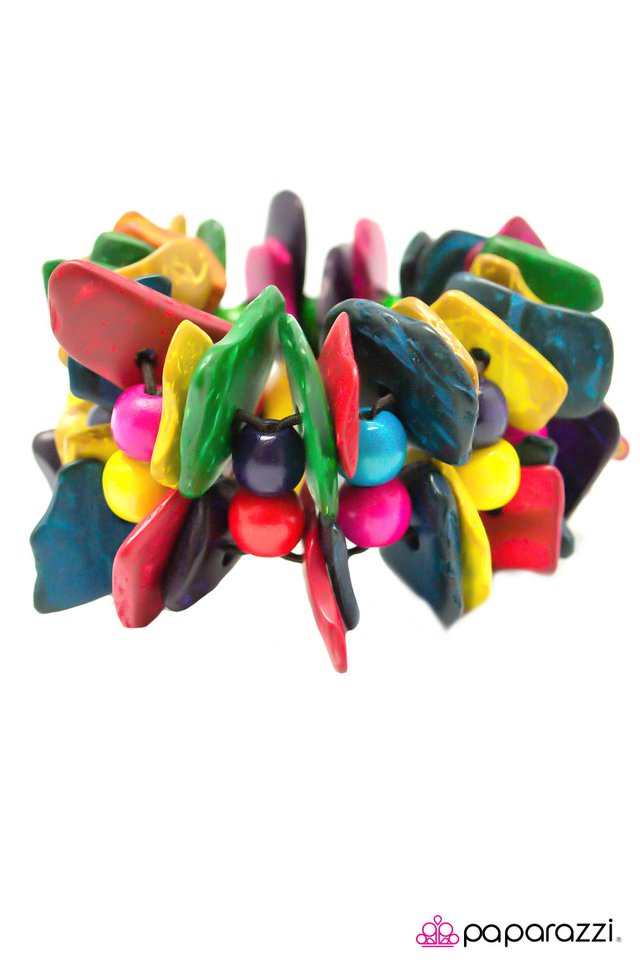 Paparazzi ♥ WOODwinked - Multi ♥ Bracelet