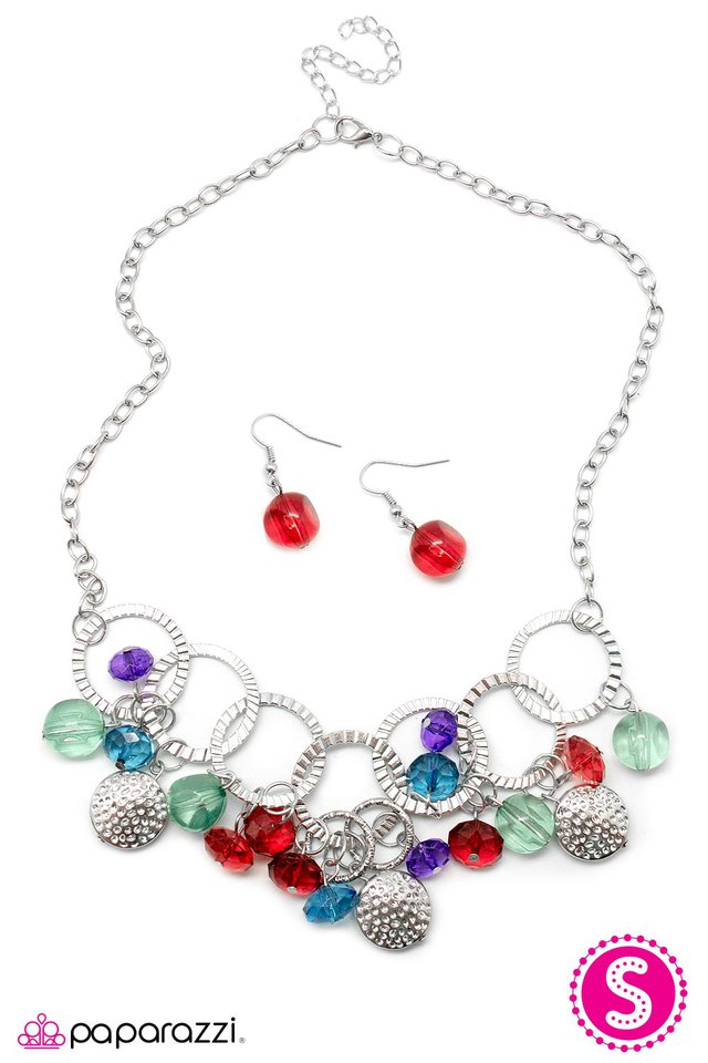 Paparazzi ♥ A Breath Of Fresh Air - Multi ♥ Necklace