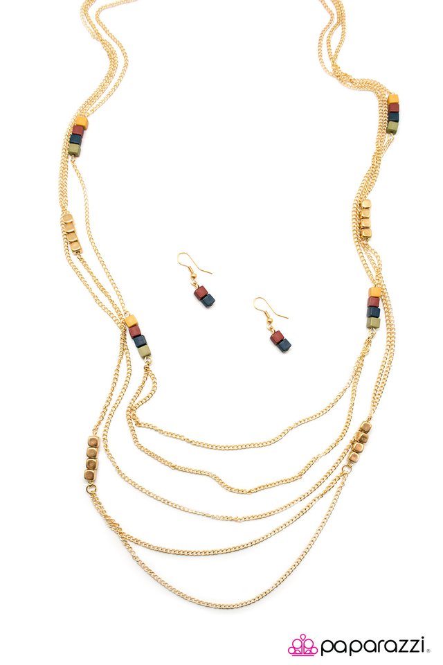 Paparazzi ♥ Chain Of Fools - Multi ♥ Necklace