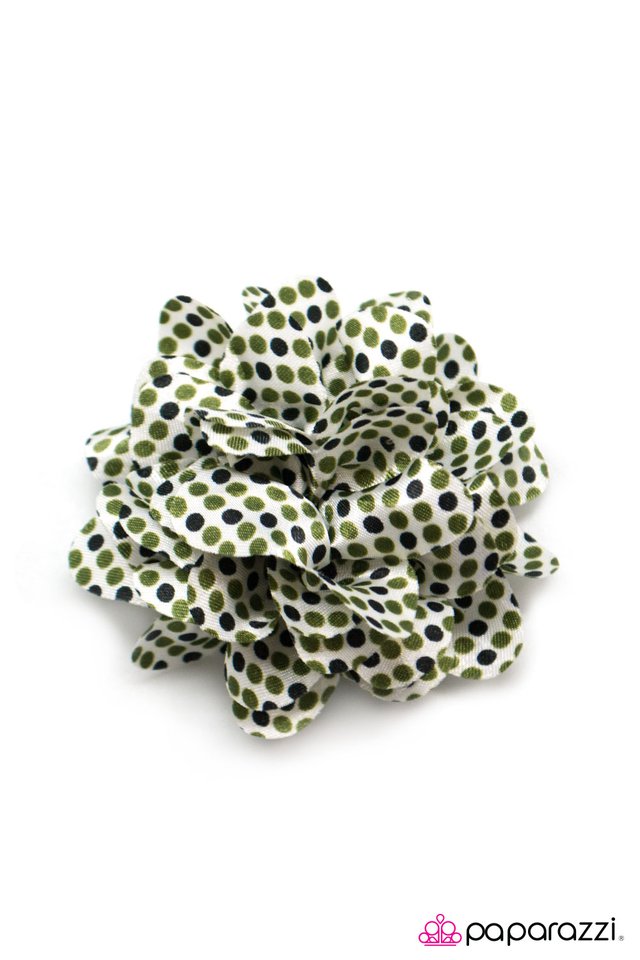 Paparazzi ♥ Polka Party - Green ♥ Hair Clip