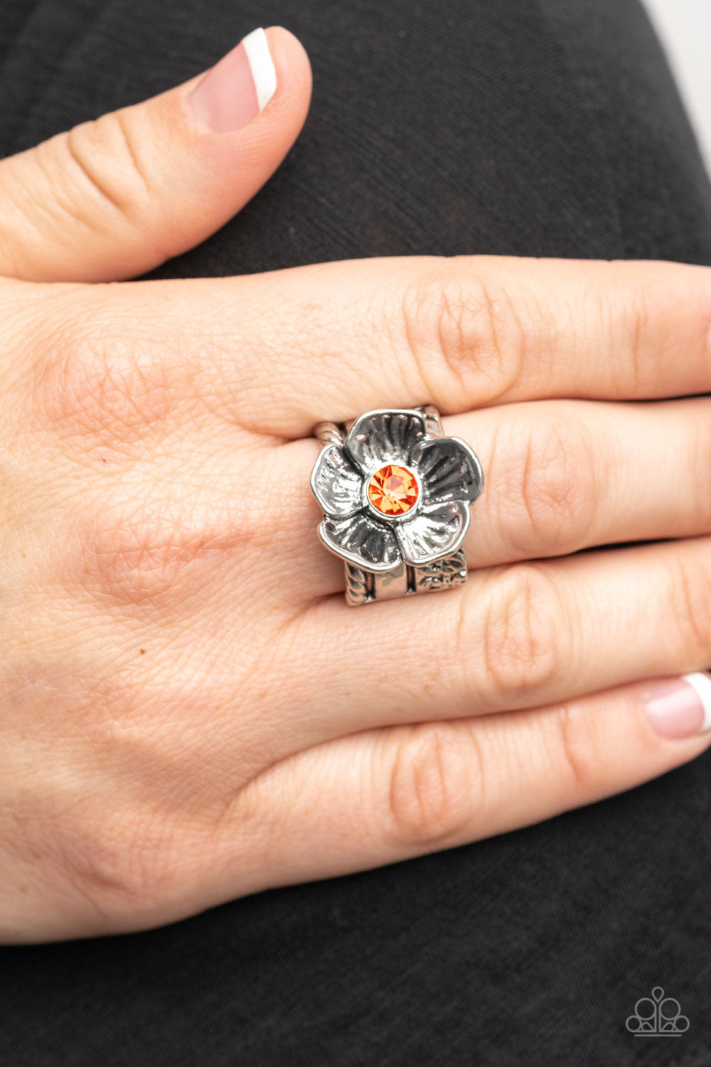 Paparazzi ♥ Prismatically Petunia - Orange ♥  Ring