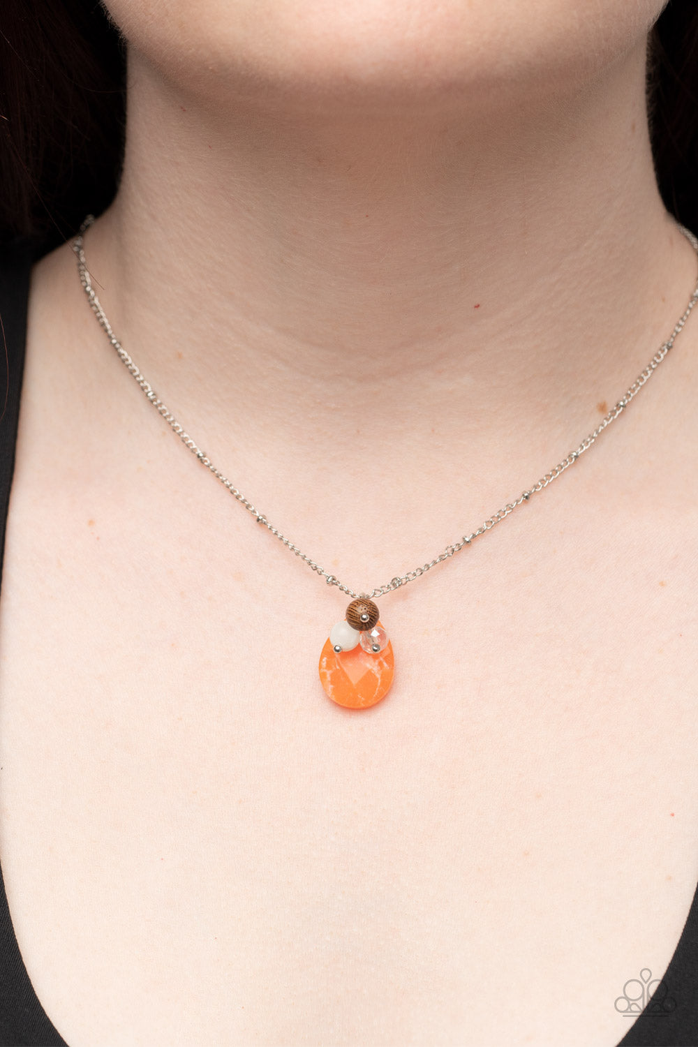 Paparazzi ♥ Cherokee Canyon - Orange ♥  Necklace