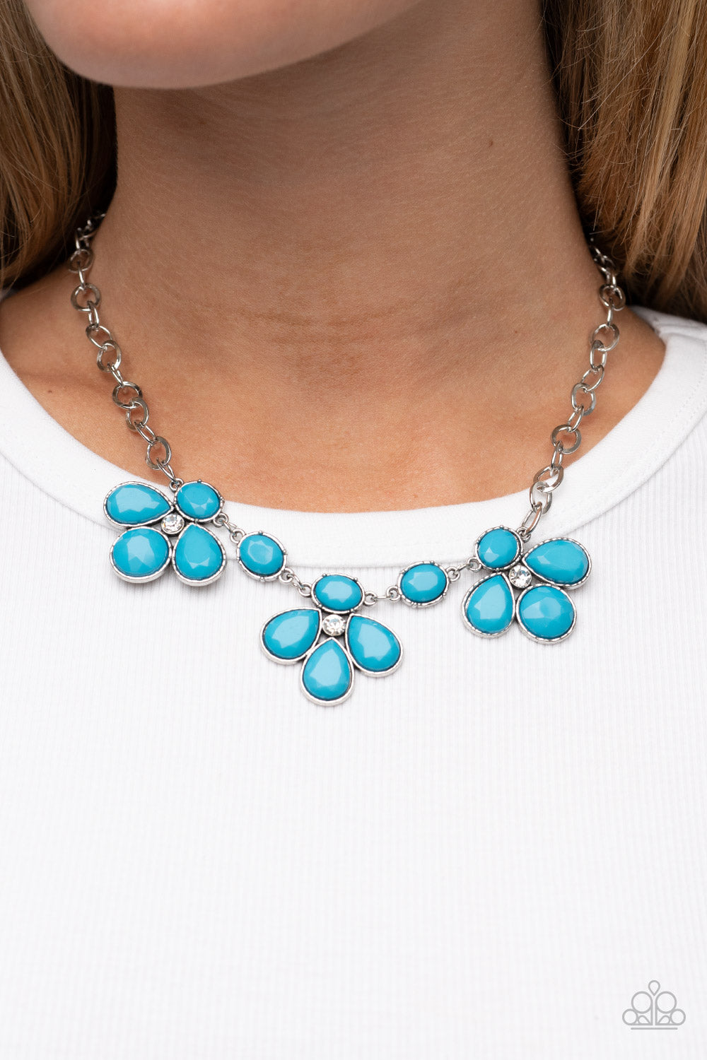 Paparazzi ♥ SELFIE-Worth - Blue ♥  Necklace