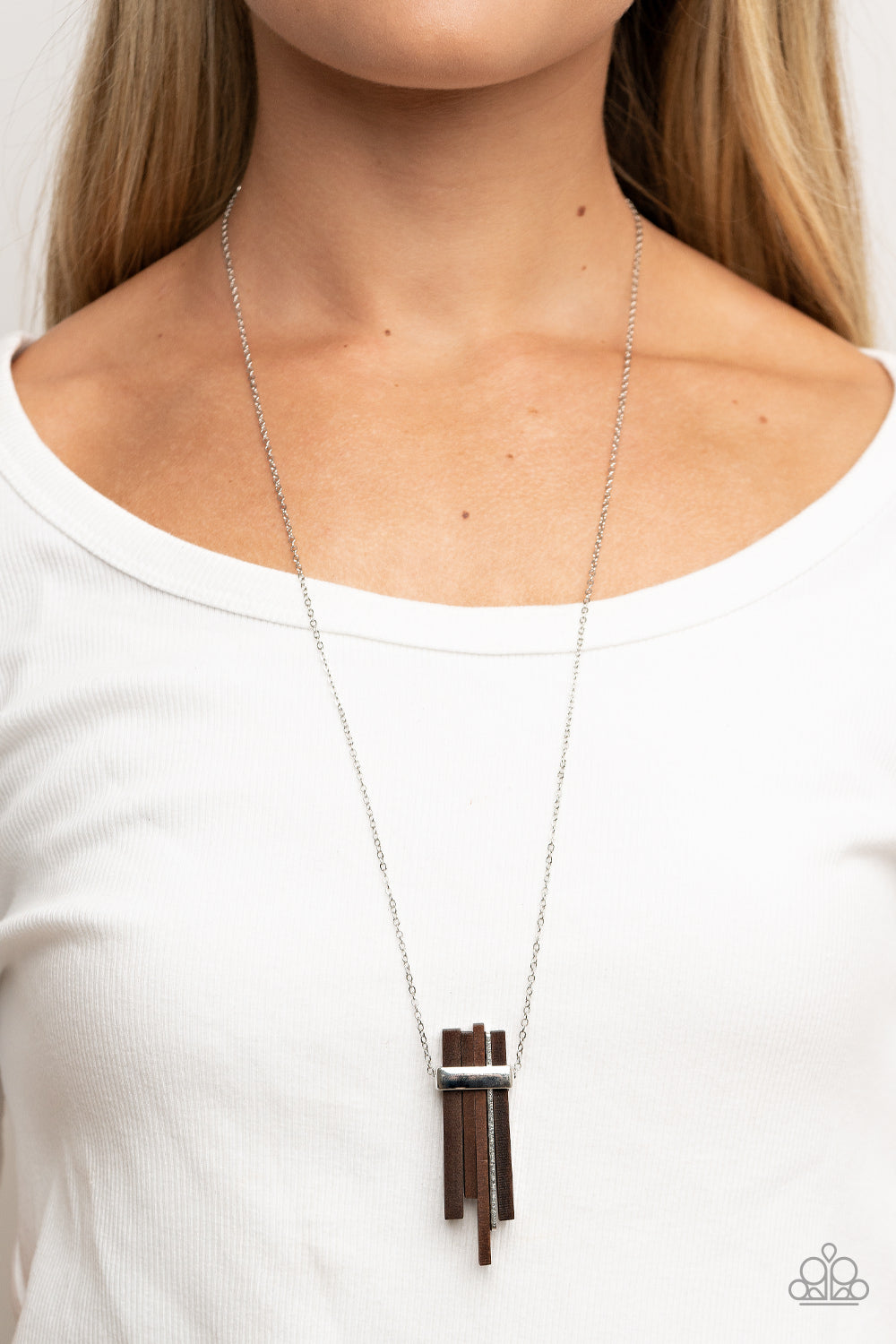 Paparazzi ♥ Cayman Castaway - Brown ♥  Necklace