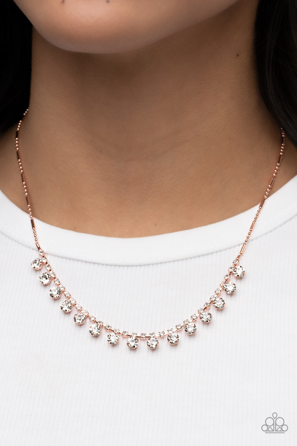 Paparazzi ♥ Cue the Mic Drop - Copper ♥  Necklace