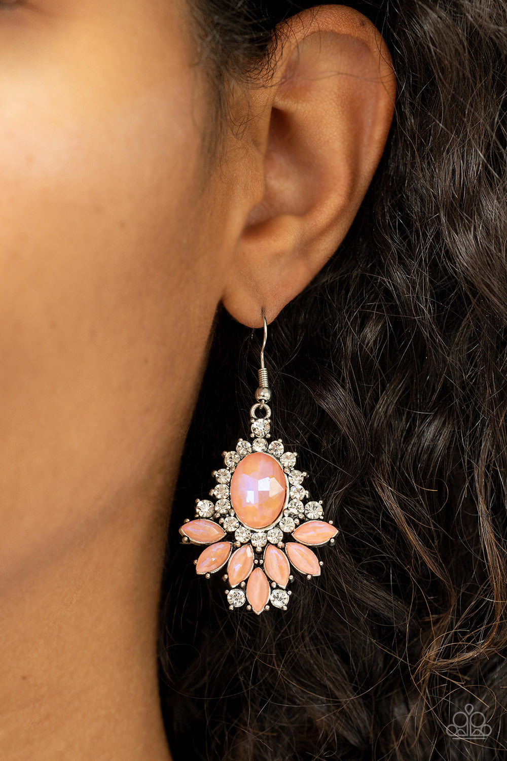 Paparazzi ♥ Magic Spell Sparkle - Orange ♥  Earrings