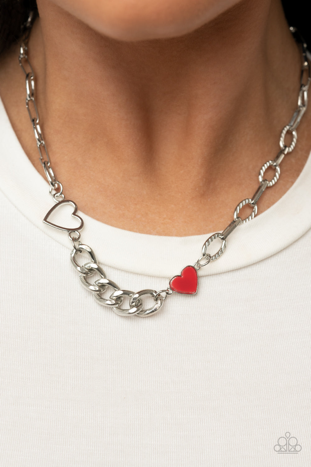 Paparazzi ♥ Little Charmer - Red ♥  Necklace