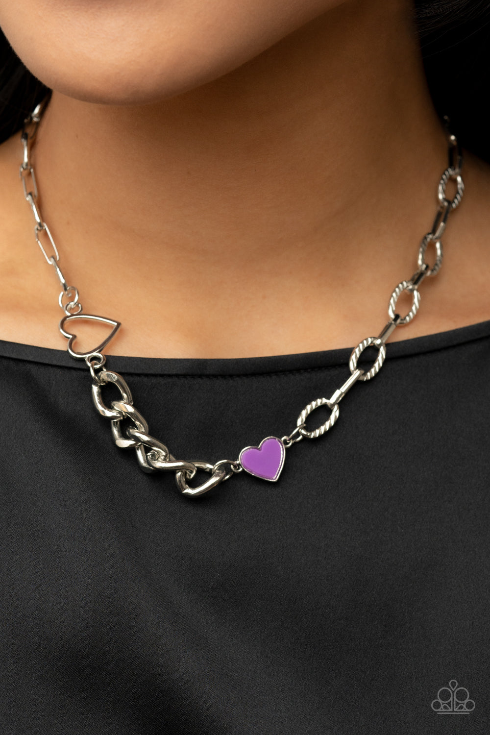 Paparazzi ♥ Little Charmer - Purple ♥  Necklace