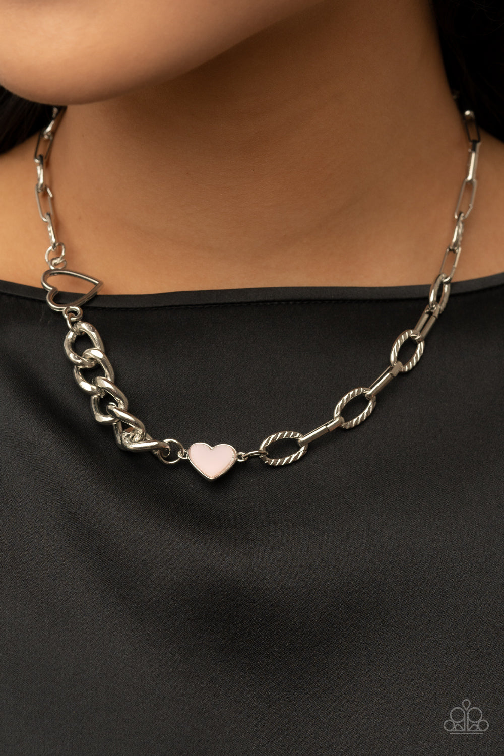Paparazzi ♥ Little Charmer - Pink ♥  Necklace
