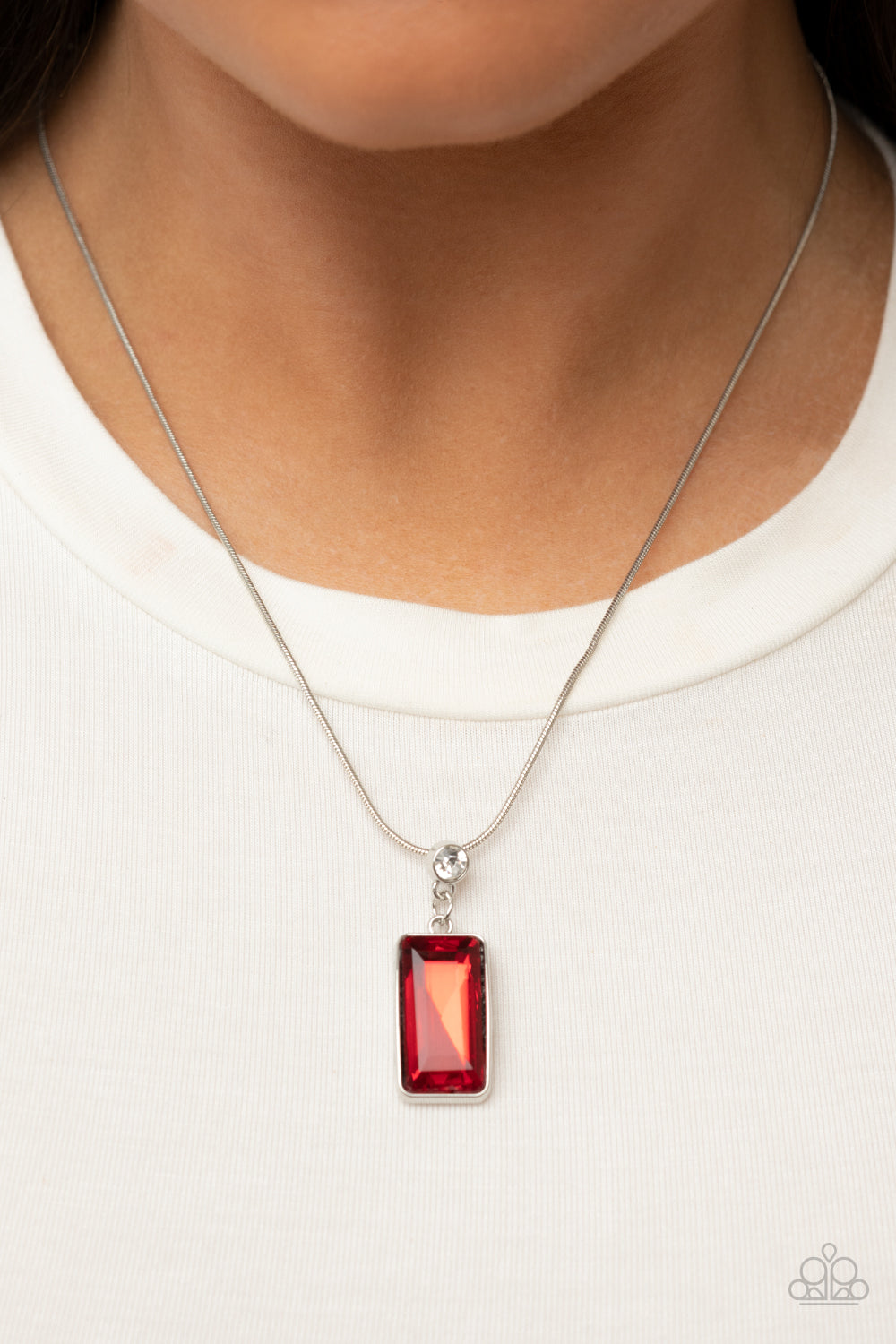 Paparazzi ♥ Cosmic Curator - Red ♥  Necklace