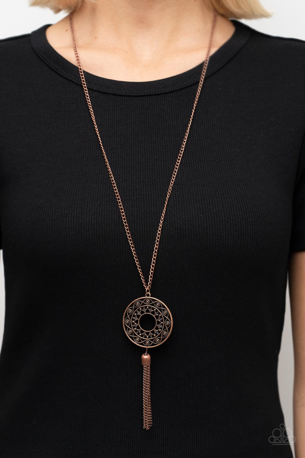 Paparazzi ♥ Tai Chi Tassel - Copper ♥  Necklace