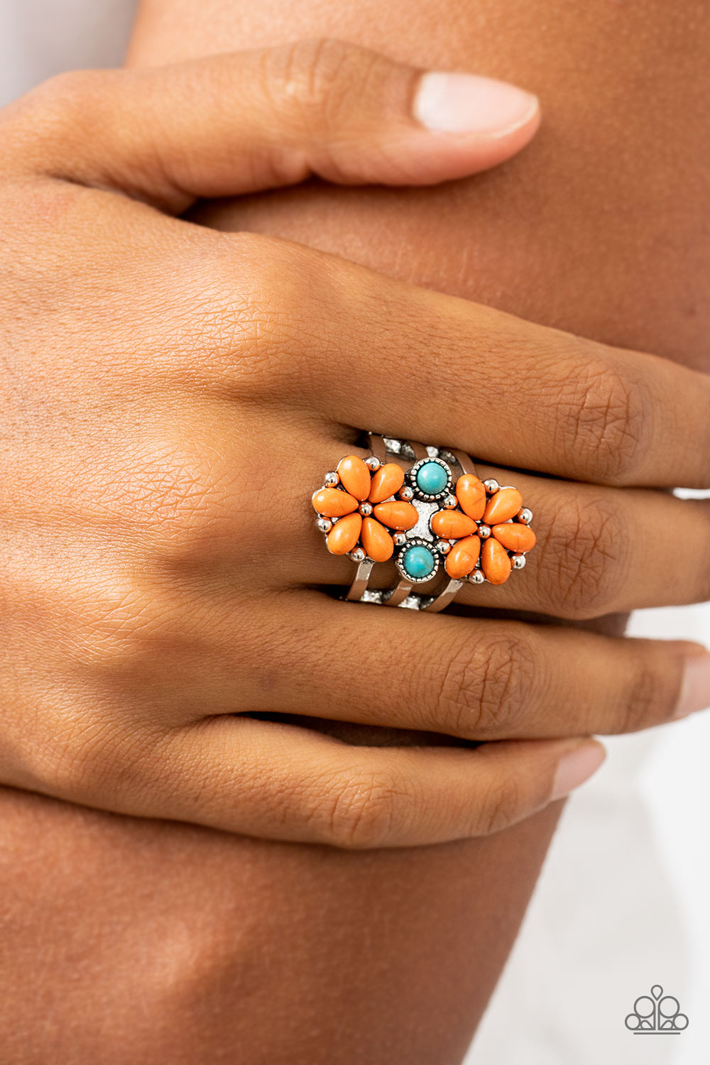 Paparazzi ♥ Fredonia Florist - Orange ♥  Ring