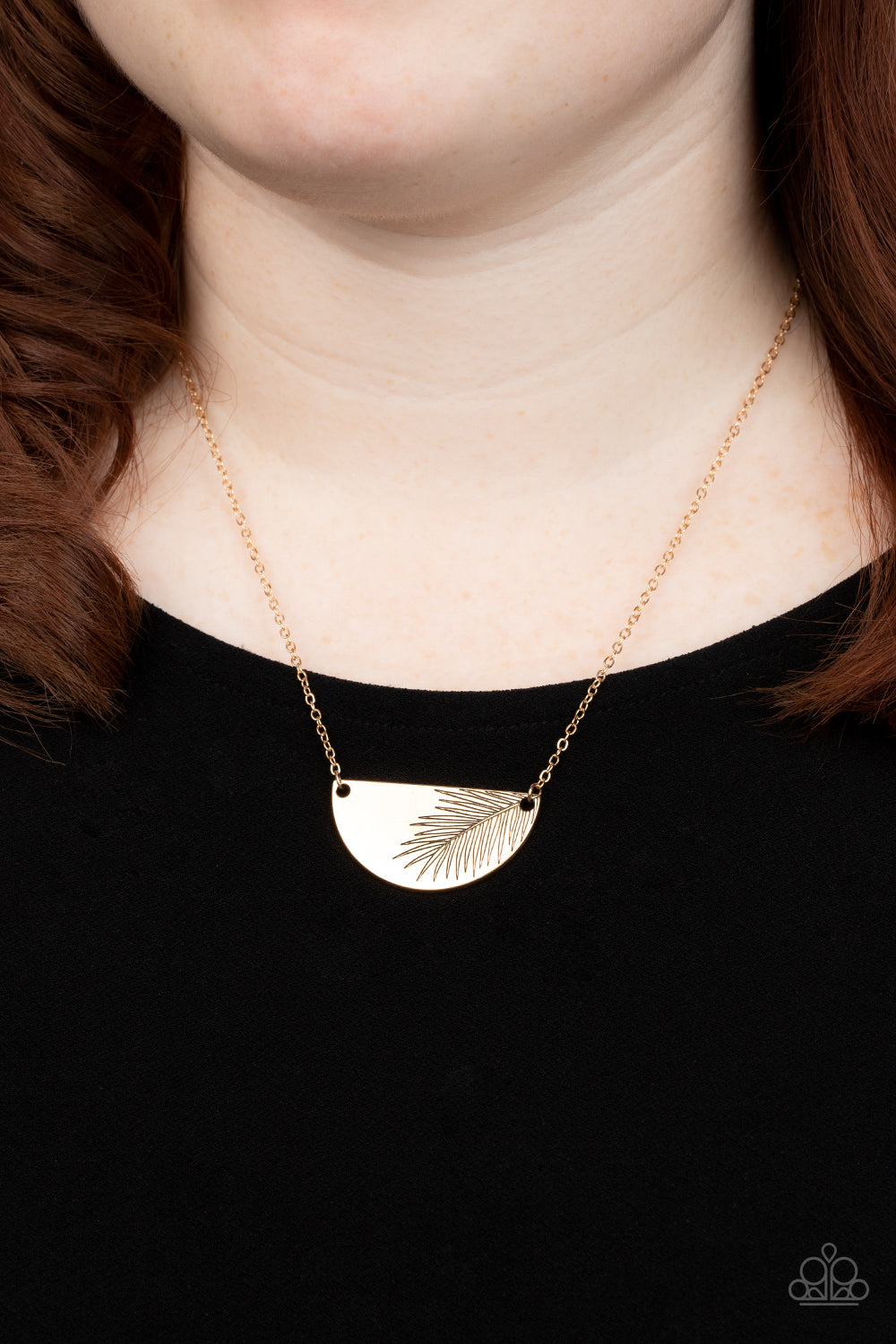 Paparazzi ♥ Cool, PALM, and Collected - Gold ♥  Necklace