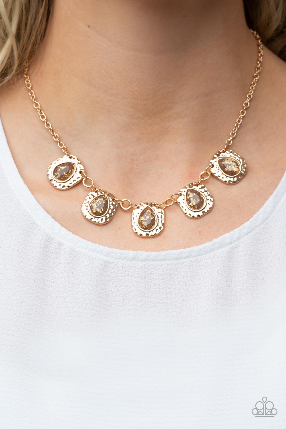 Paparazzi ♥ Mayan Masterpiece - Brown ♥  Necklace