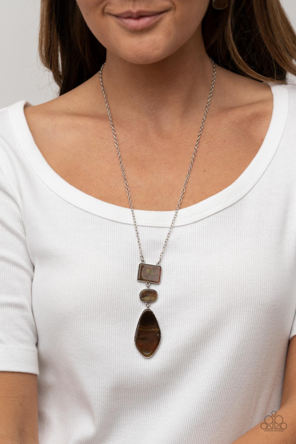 Paparazzi ♥ Hidden Cove - Brown ♥  Necklace