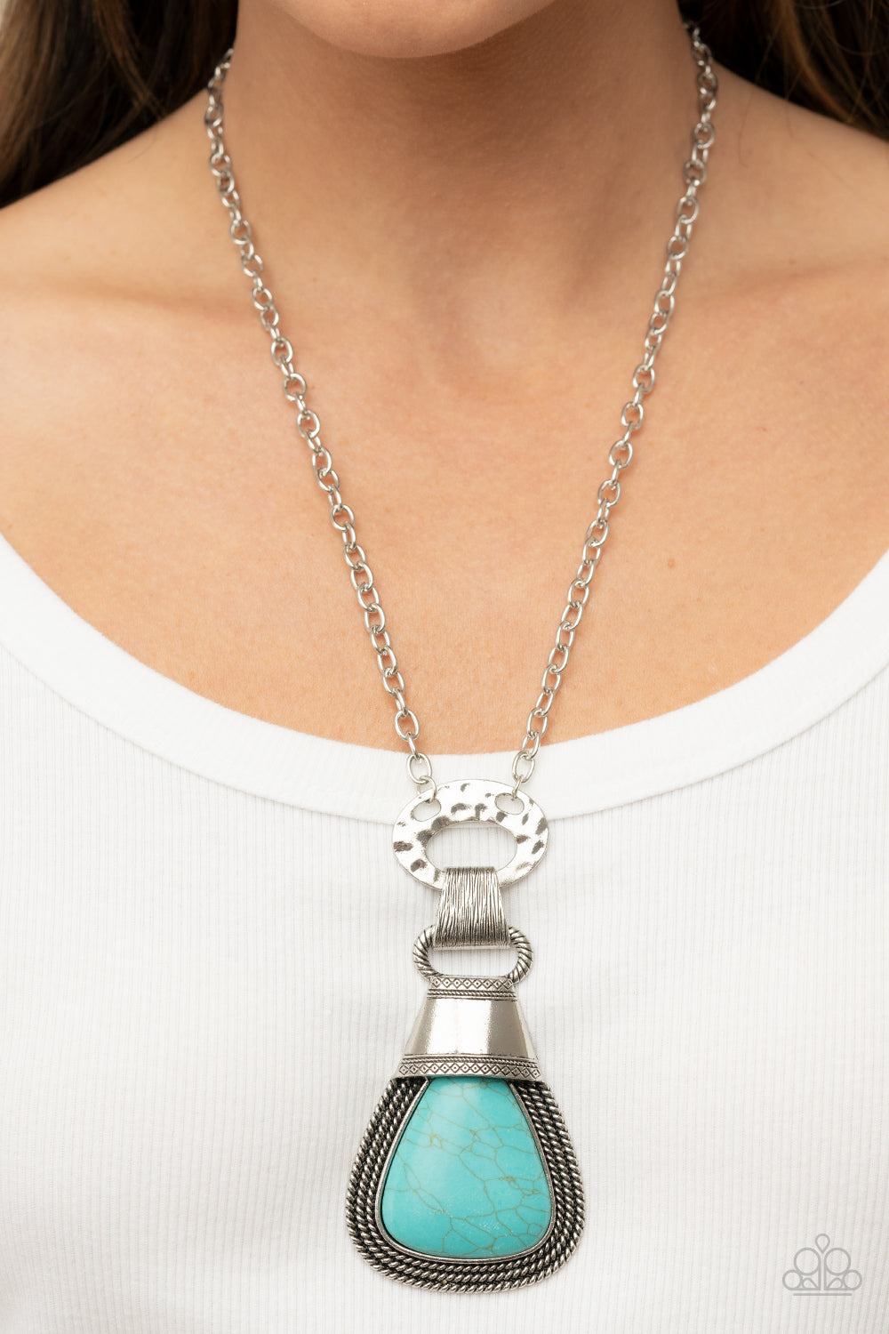 Paparazzi ♥ Rodeo Royale - Blue ♥  Necklace
