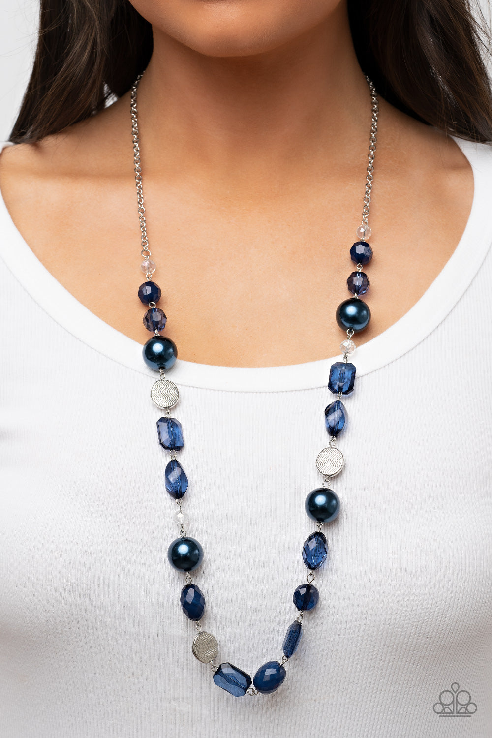 Paparazzi ♥ Timelessly Tailored - Blue ♥  Necklace