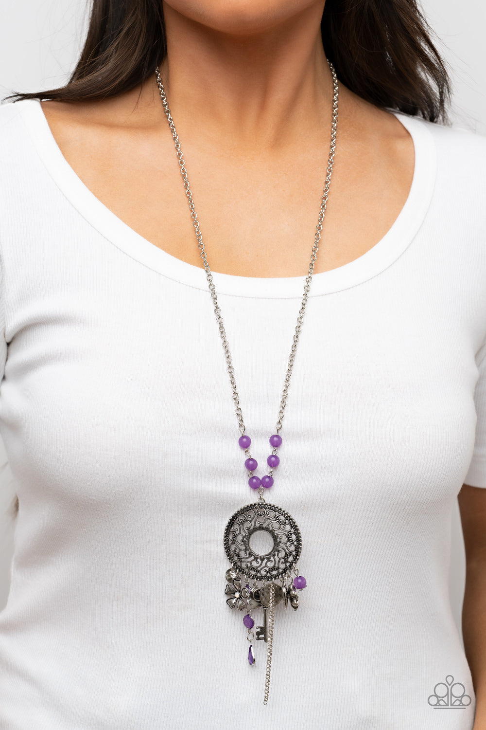 Paparazzi ♥ Making Memories - Purple ♥  Necklace