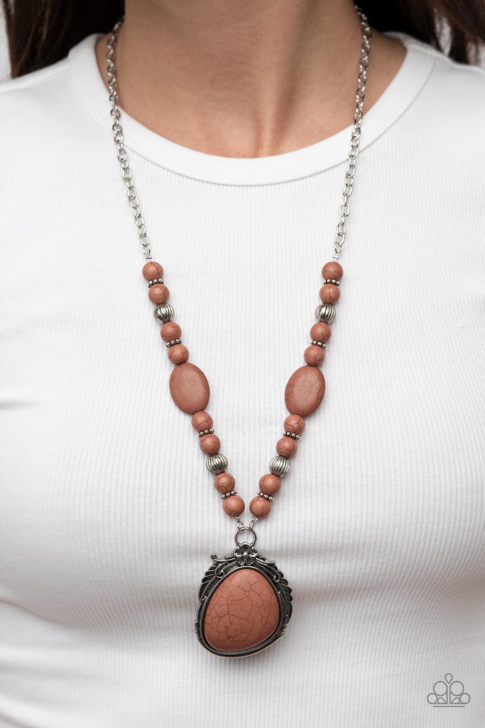 Paparazzi ♥ Southwest Paradise - Brown ♥  Necklace