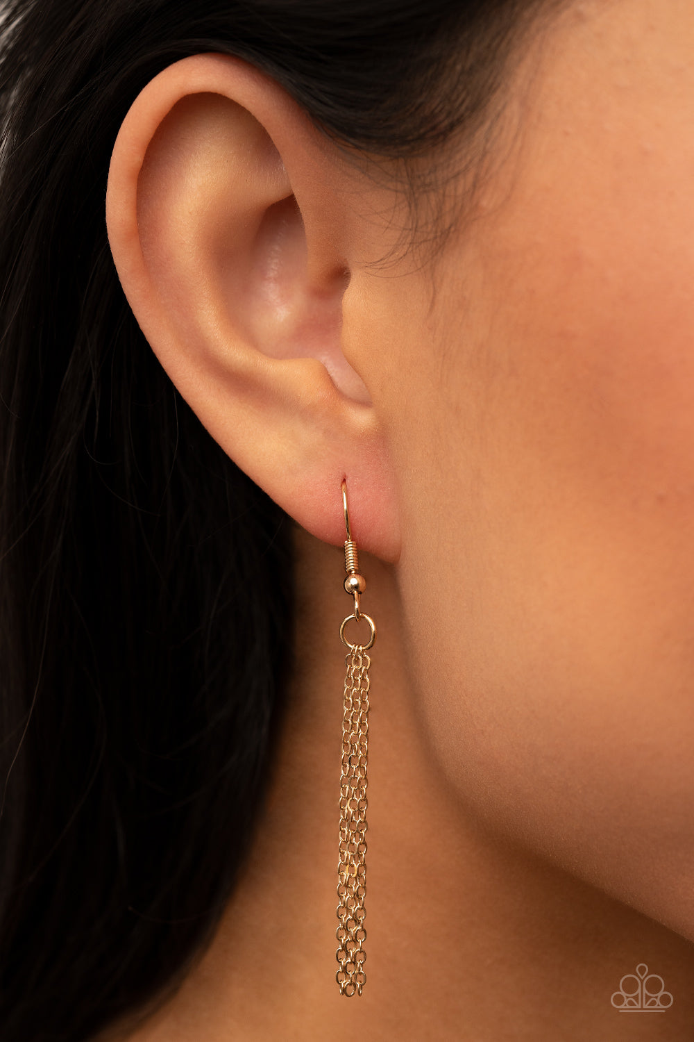 Paparazzi ♥ Kiss Me, Im Irish - Gold ♥  Necklace