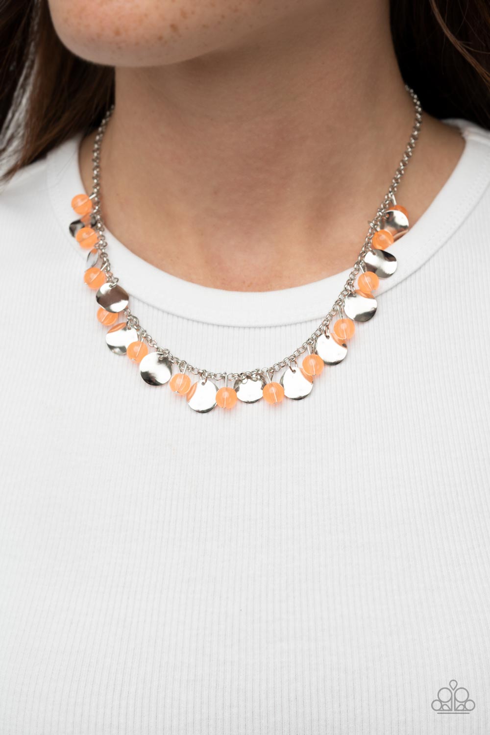 Paparazzi ♥ Having a Wonderful CHIME - Orange ♥  Necklace